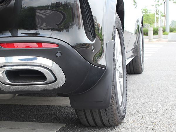 Premium Mud Flaps (painted fender flares, model without side steps, 4 pcs) for Mercedes GLE W167 2018- - image 3