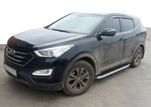 Side Steps Fullmond (2 pcs, aluminum) for Hyundai Santa Fe 3 2012-2018 - image 1