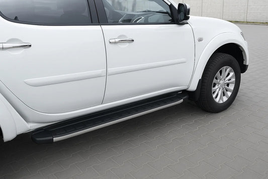 Side Steps Fullmond (2 pcs, Aluminum) for Mitsubishi Pajero Sport 2008-2015 - image 1