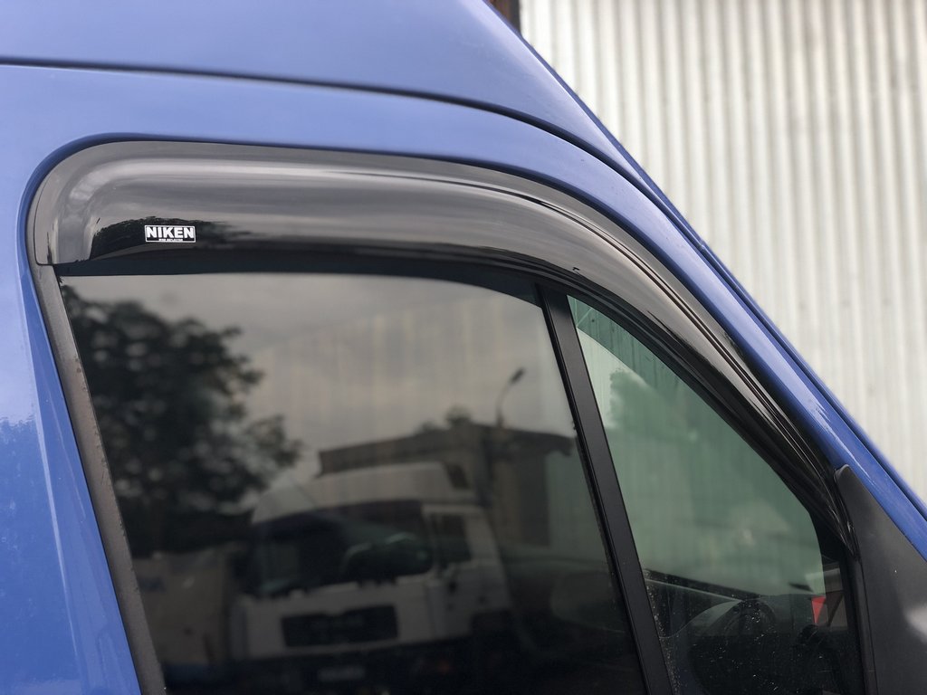 Window Deflectors (2 pcs, Niken) for Nissan NV400 2010-2024 - image 2