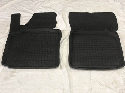 Rubber mats with the Board (2 PCs, Polytep) for Volkswagen Caddy 2004-2010 - Reelken Auto