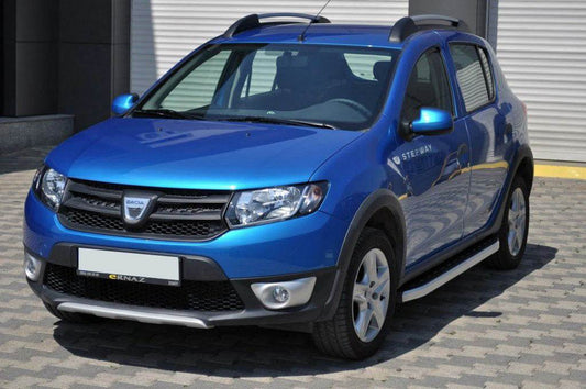 Side area Fullmond (2 pcs., Aluminum) for Dacia Sandero 2013-2020 - Reelken Auto
