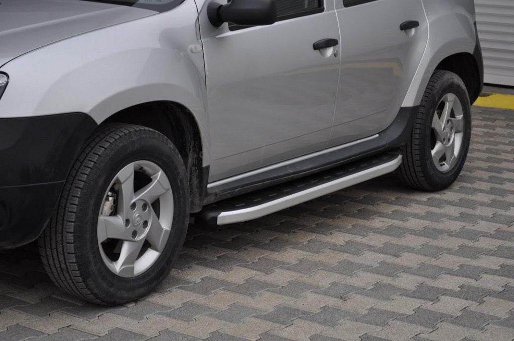 Fullmond lateral platforms (2 PCs, aluminum alloy.) for Dacia Duster 2008-2018 - Reelken Auto