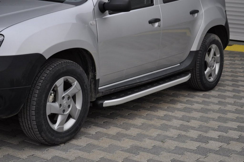 Side Steps Fullmond (2 pcs, aluminum profile) for Dacia Duster 2008-2018 - image 1