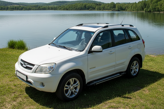 Side Steps Rainbow (2 pcs, Aluminum) for Chery Tiggo 3 2005- - image 1