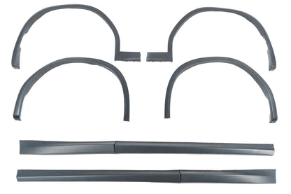 Set of moldings and fender flares in X3M F97 style (2022-2024) for BMW X3 G01 2018- - image 1