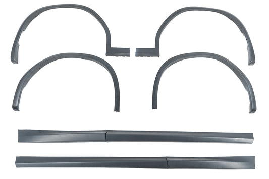 Set of moldings and fender flares in X3M F97 style (2022-2024) for BMW X3 G01 2018- - image 1