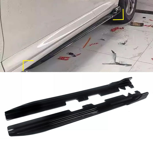 Side Skirt Blades (Black Gloss) for BMW X4 G02 2018- - image 1