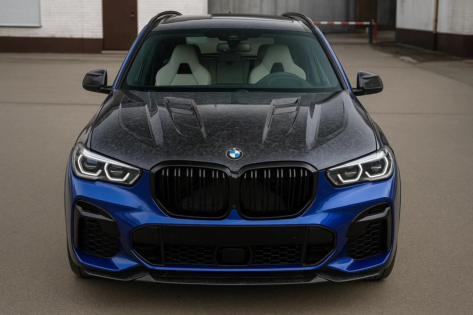 Forged carbon fiber hood V3 (G06/F96) for BMW X6 G06 2019- - image 1