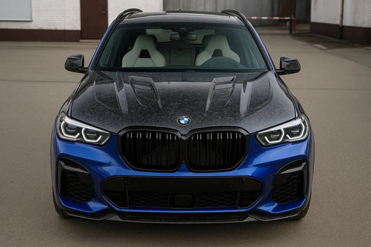 Forged carbon fiber hood V3 (G06/F96) for BMW X6 G06 2019- - image 1
