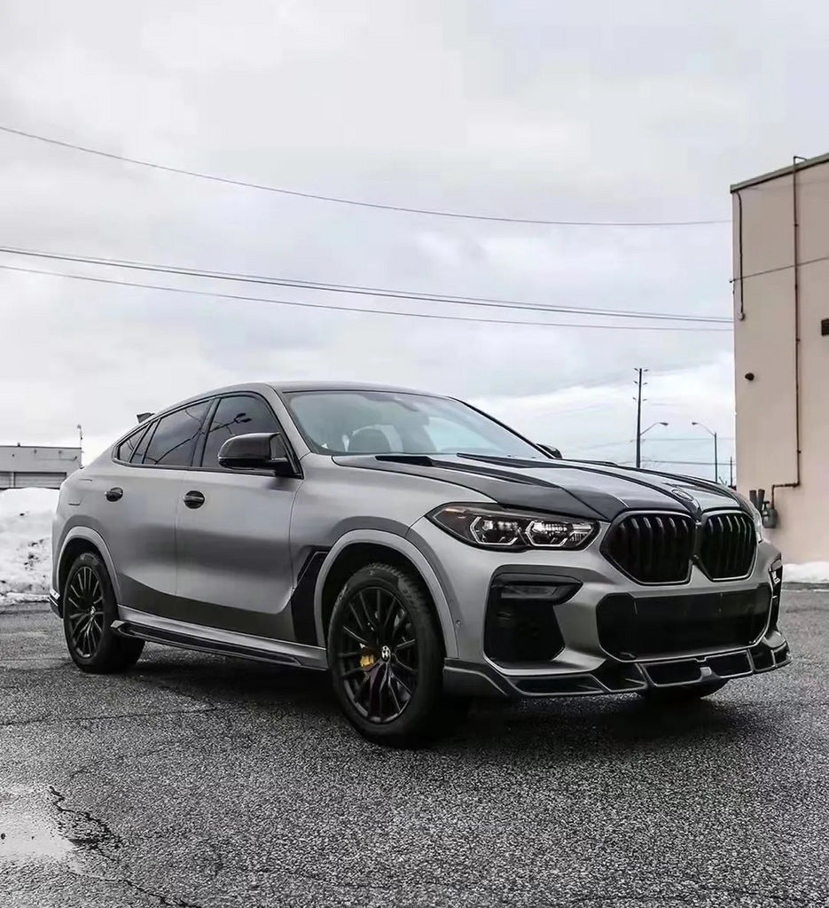 Body kit with hood Carbon V2 (2018-2022) for BMW X6 G06 2019- - image 1
