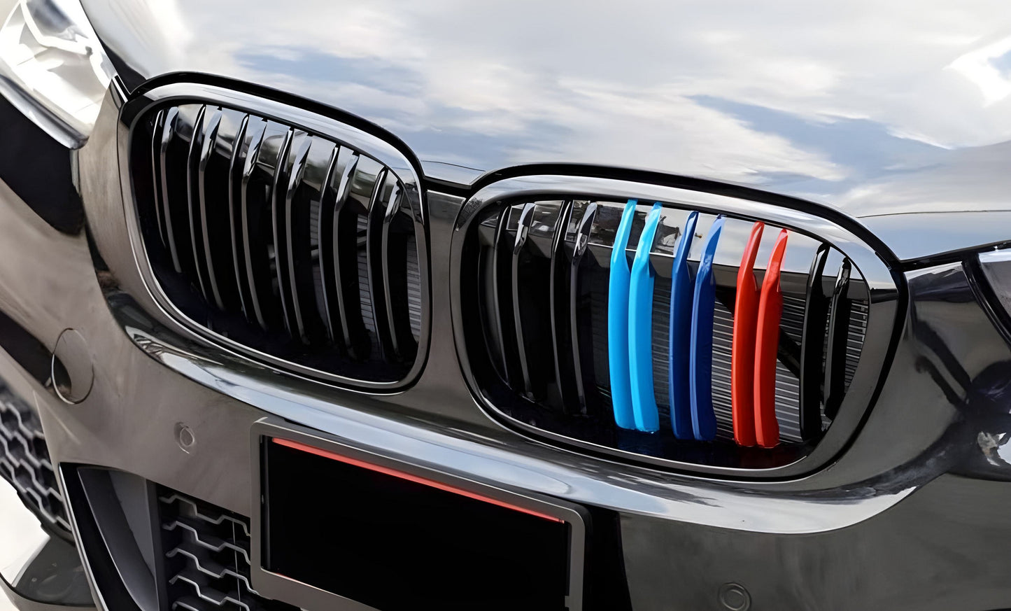 Kidney Grilles M-Look (2015-2019, M-Color) for BMW X1 F48 2015-2022 - image 3
