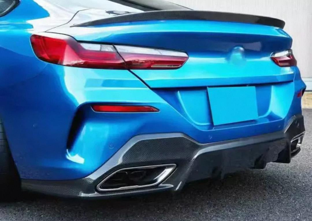Rear Bumper Diffuser V2 (for G16 M-Sport, Carbon) for BMW 8 cерія G14/G15/G16 2018- - image 7