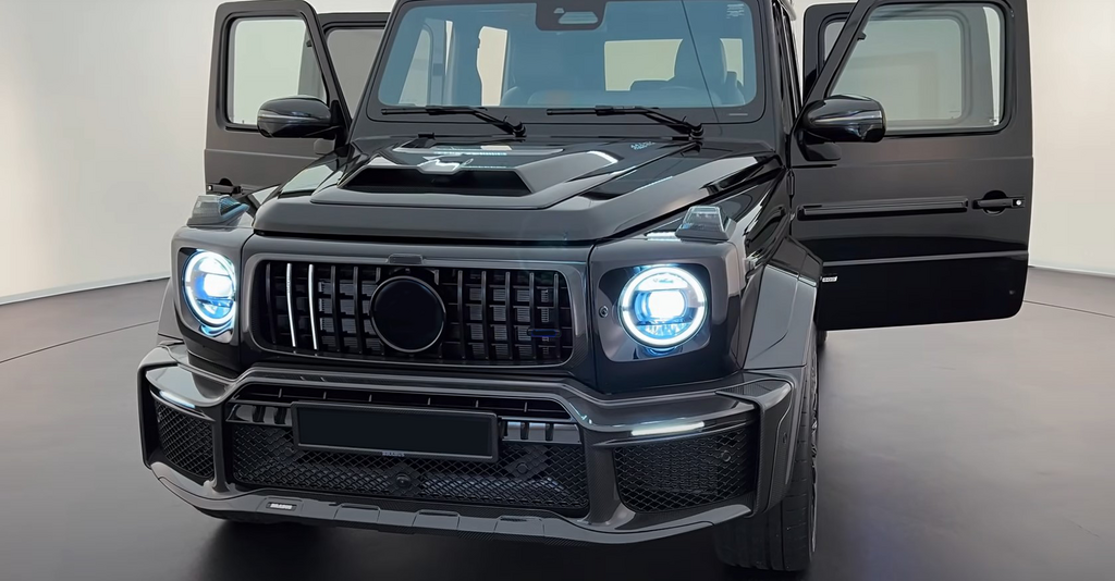 Radiator Grille Frame Carbon V1 for Mercedes G сlass W465 2025- - image 1