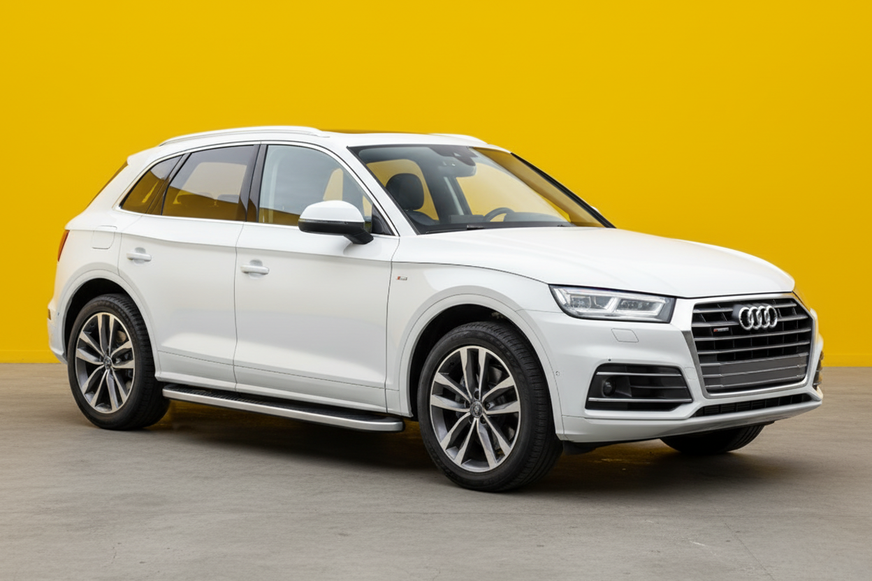 Side Steps Tayga Grey (2 pcs, Aluminum) for Audi Q5 2017-2025 - image 1