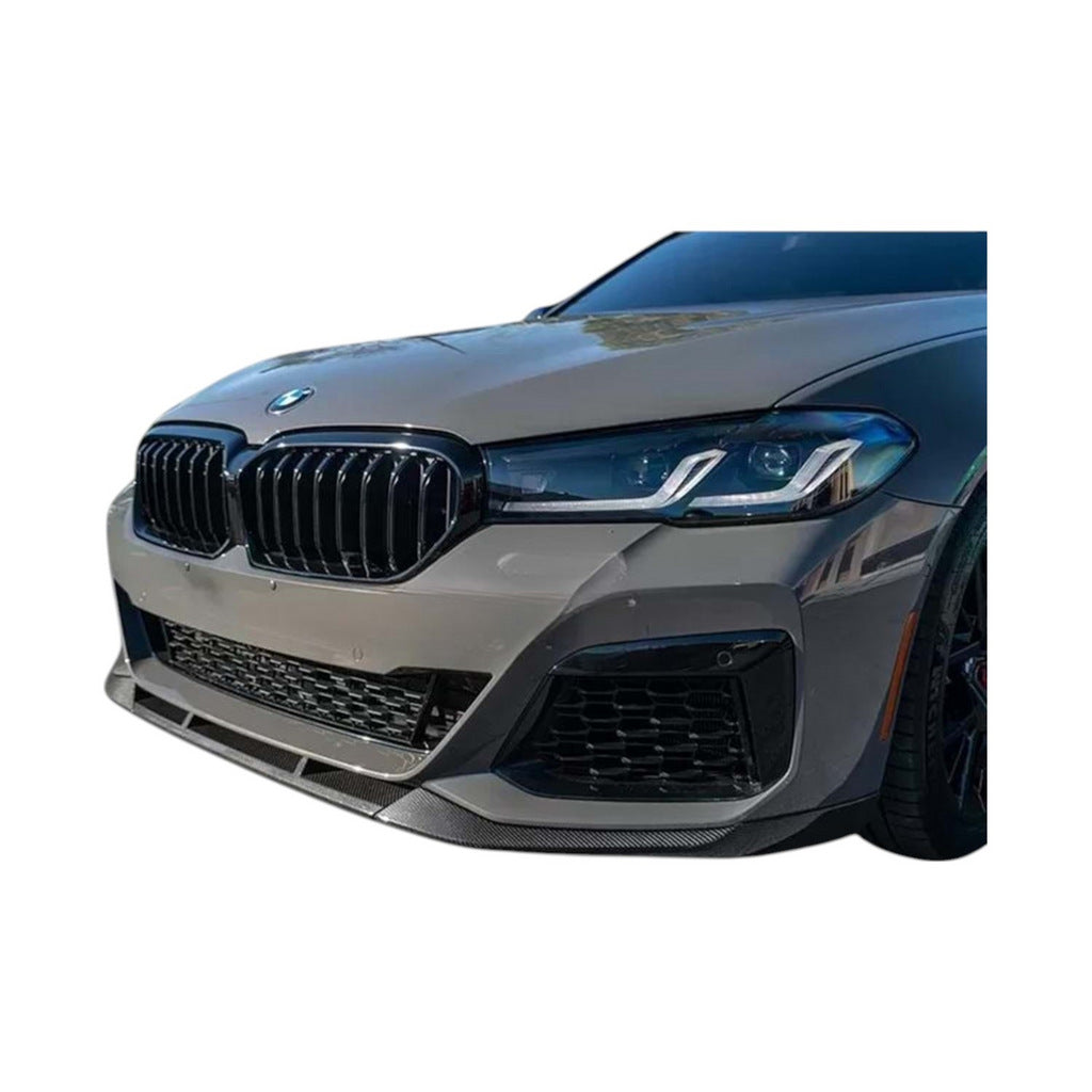 Front Bumper Lip DPT V1 (for M-Performance 2020-2024, Gloss Black) for BMW 5 Series G30/31 2017-2023 - image 2
