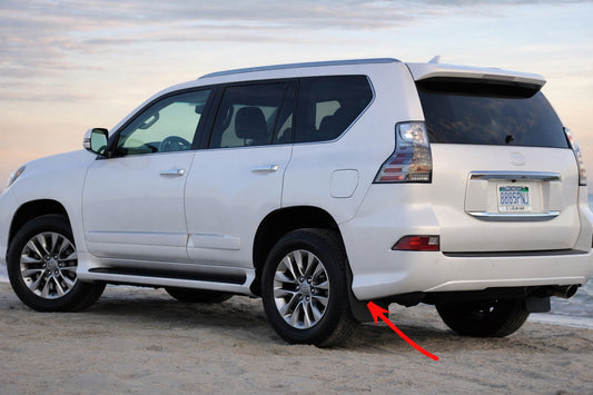 Premium Rear Mud Flaps (2 pcs, 2013+) for Lexus GX460 2009-2023 - image 1