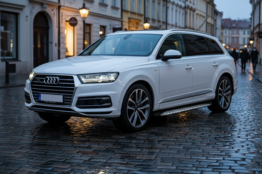 Side Steps Shining V1 (2 pcs, Aluminum) for Audi Q7 2015- - image 1