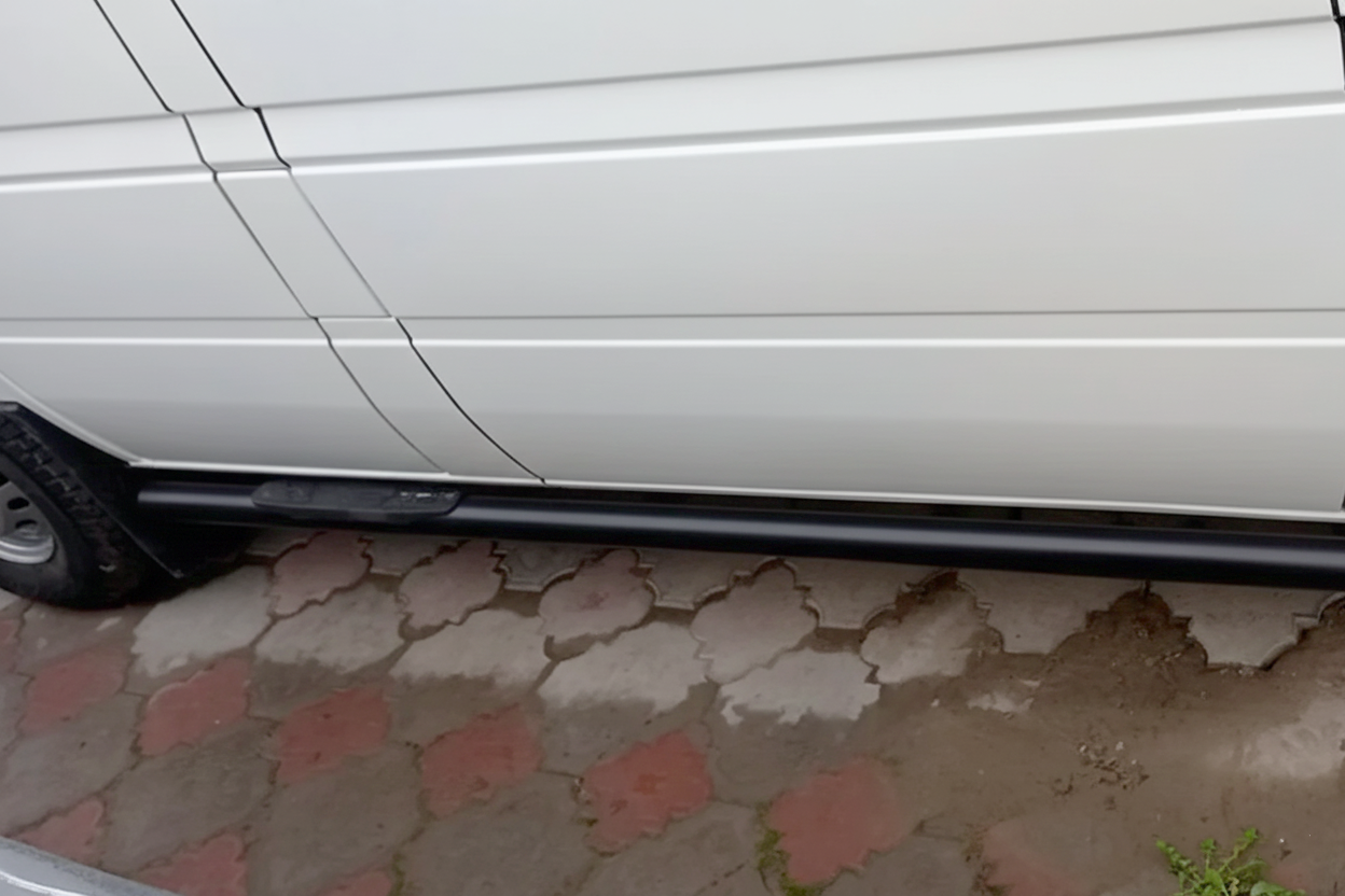 Side Bars Black (2 pcs, Stainless Steel) for Mercedes Sprinter W901/902/903/904/905 1995-2006 - image 3
