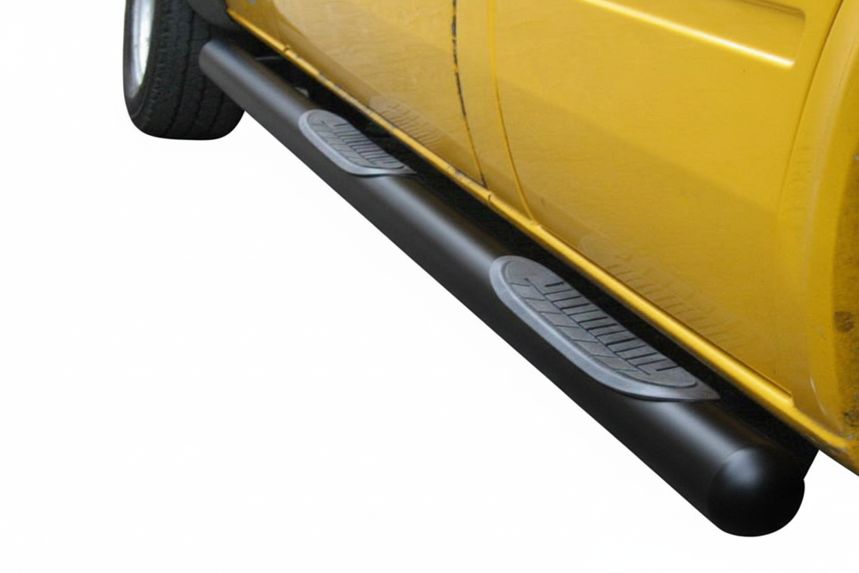 Side Bars Black (2 pcs, Stainless Steel) for Mercedes Sprinter W901/902/903/904/905 1995-2006 - image 7