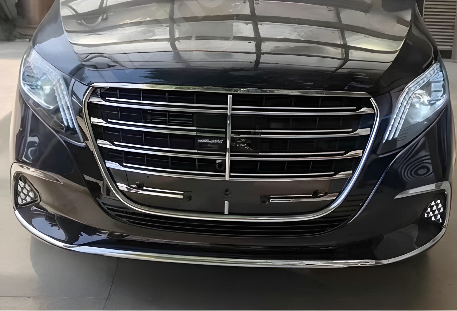 Front bumper chrome trim kit (2023+) for Mercedes Vito/V-class W447 2014- - image 3
