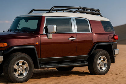 Window Trim Set Stainless Steel 16pcs for Toyota FJ Cruiser 2006-2022 - image 1