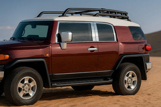 Window Trim Set Stainless Steel 16pcs for Toyota FJ Cruiser 2006-2022 - image 1