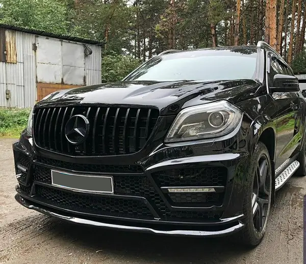GT Panamericana Black front grille (for GL High) for Mercedes GL/GLS сlass X166 2012-2019 - image 3