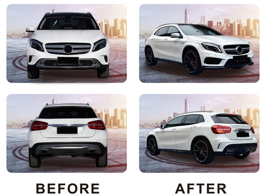 AMG Full Body Kit for Mercedes GLA X156 2014-2019 - image 2