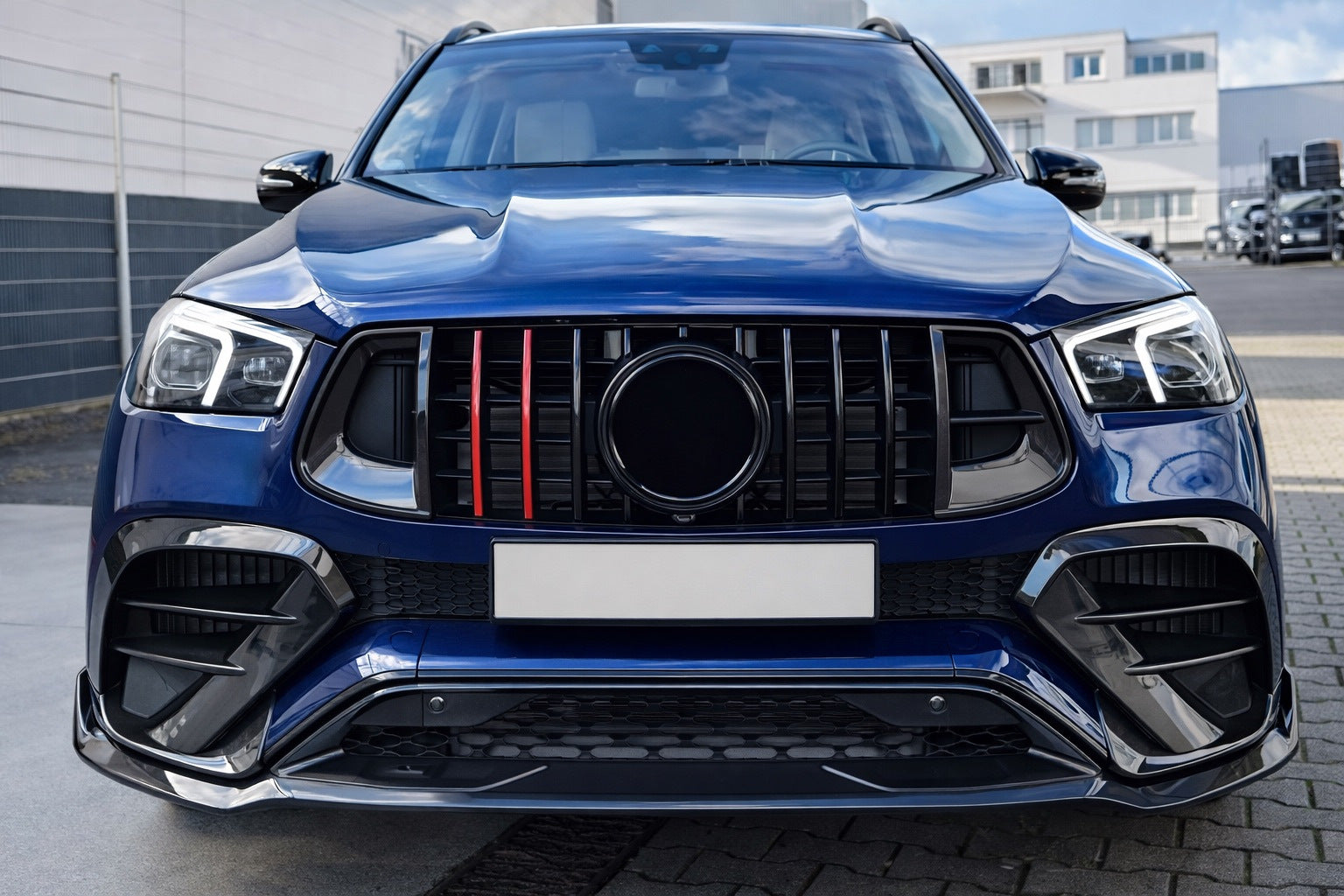 Front Grille Rocket (for AMG-Line/GLE53/GLE63 2019-2023) for Mercedes GLE W167 2018- - image 1