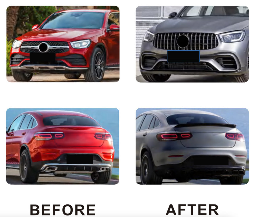 Full Body Kit 2020-2022 (GLC63 AMG) for Mercedes GLC coupe C253 2016-2023 - image 1