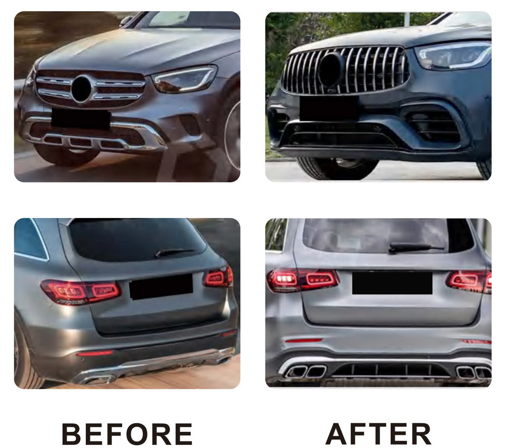 Full Body Kit 2020-2022 (AMG GLC63) for Mercedes GLC X253 2015-2022 - image 8