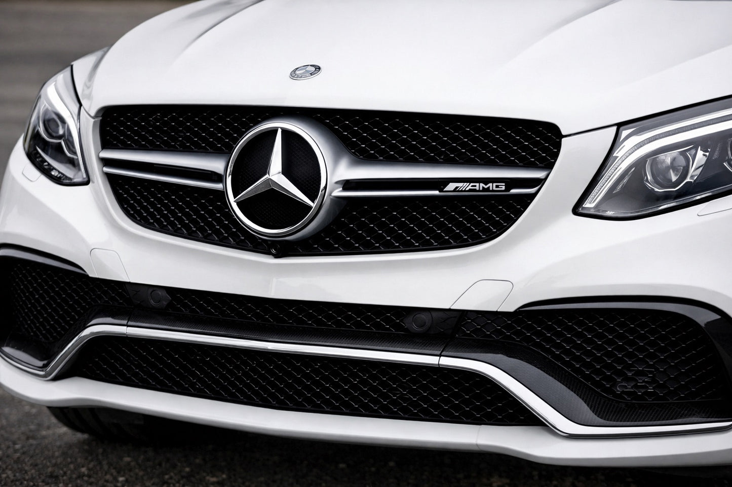 Tuning Front Grille AMG (for GLE63) for Mercedes GLE/ML сlass W166 2011-2018 - image 1