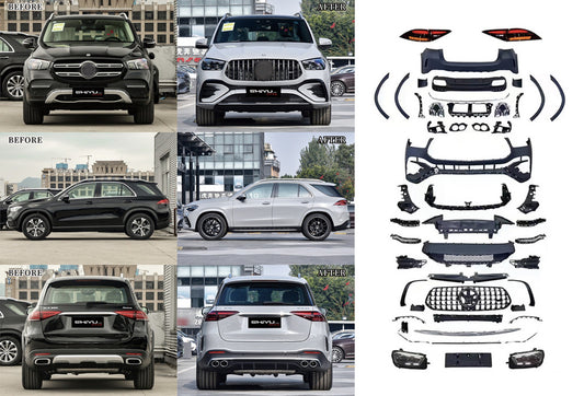 Facelift Conversion Kit to GLE53 2025 for Mercedes GLE W167 2018- - image 1