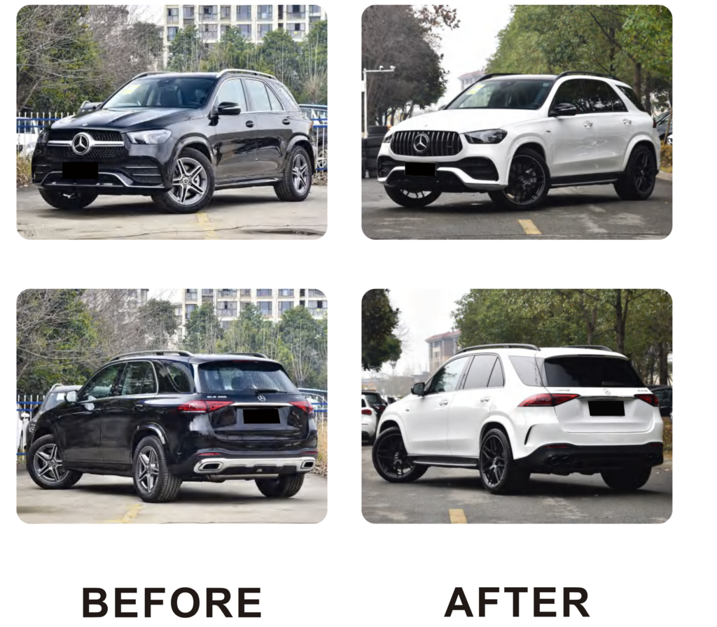 AMG GLE53 Body Kit Set (with full rear bumper) for Mercedes GLE W167 2018- - image 1