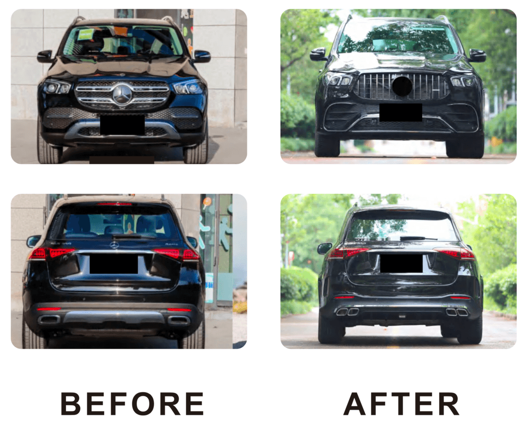 AMG GLE63 body kit (with full rear bumper) for Mercedes GLE W167 - Reelken Auto