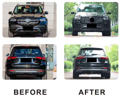 AMG GLE63 body kit (with full rear bumper) for Mercedes GLE W167 - Reelken Auto