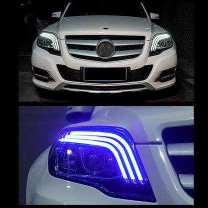 FullLed V-2 Headlights (2012-2015, 2 pcs) for Mercedes GLK сlass X204 2008-2015 - image 1