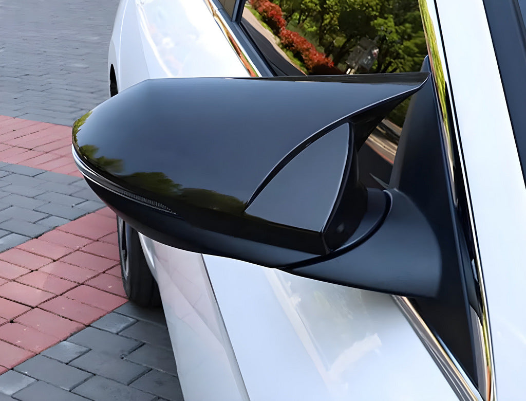 Mirror covers with turn signal cutout BMW-style (2 pcs) for Hyundai Elantra (MD/UD) 2011-2015 - image 1