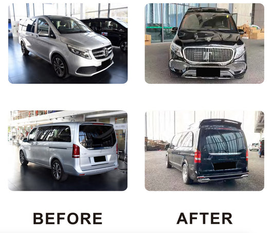 Body Kit Set (Maybach Type-GLS, with Hood) for Mercedes Vito/V-class W447 2014- - image 1