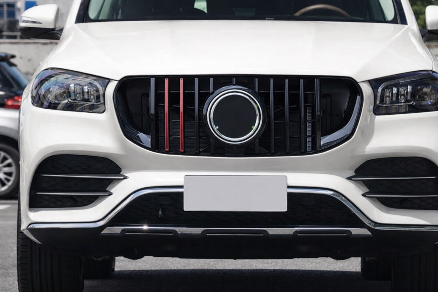 Front Grille Rocket (2019-2023) for Mercedes GLS X167 2019- - image 2