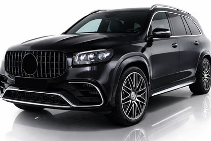 Front Grille 2019-2023 (GT Panamericana Black) for Mercedes GLS X167 2019- - image 1