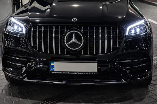 Front Grille 2019-2023 (GT Panamericana) for Mercedes GLS X167 2019- - image 1