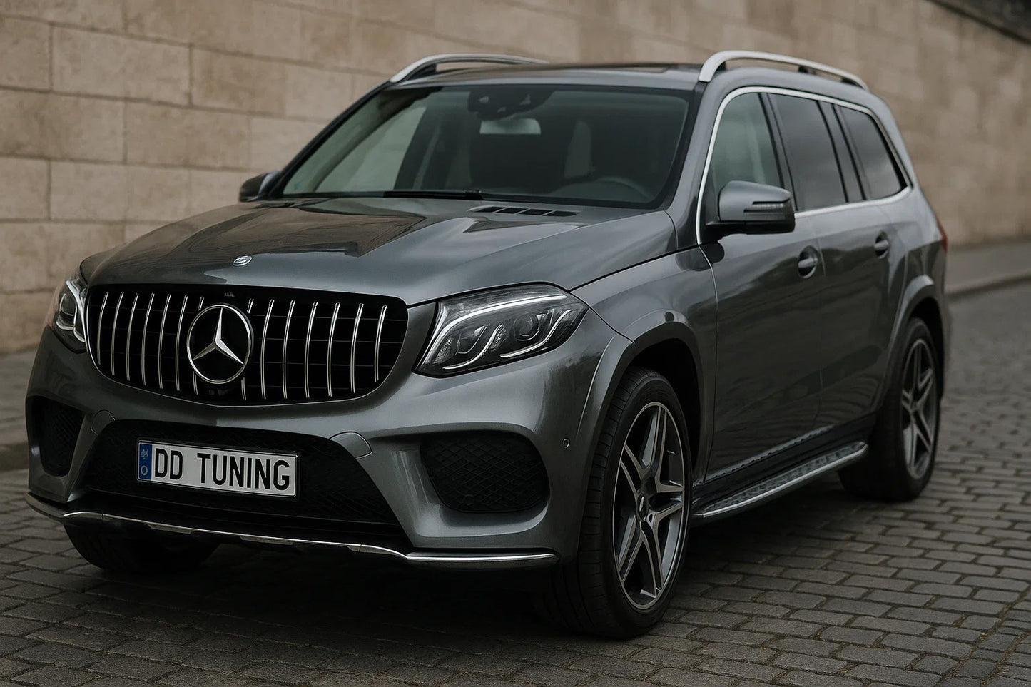 Front Grille GT Panamericana (for GLS) for Mercedes GL/GLS сlass X166 2012-2019 - image 1