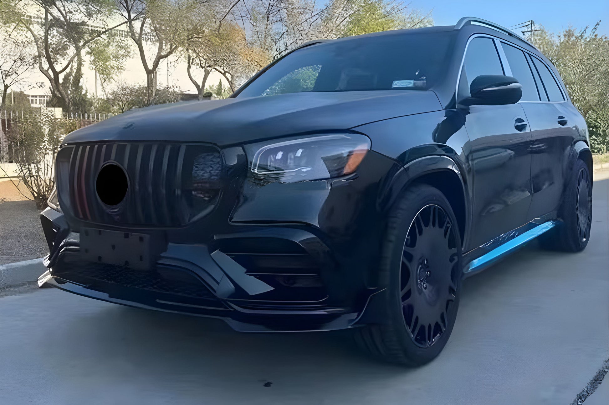 Body Kit GLS900 BRB Black ABS (for GLS63) for Mercedes GLS X167 2019- - image 3