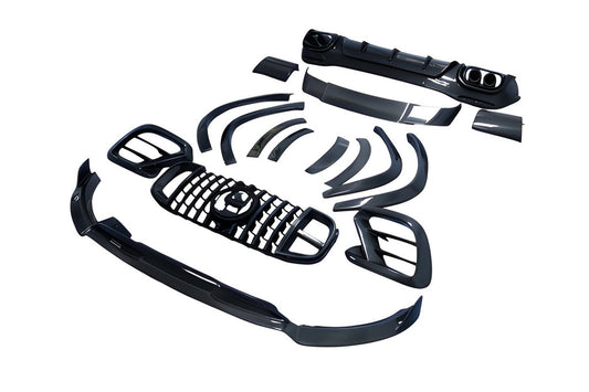 Body Kit GLS900 BRB Black ABS (for GLS63) for Mercedes GLS X167 2019- - image 2
