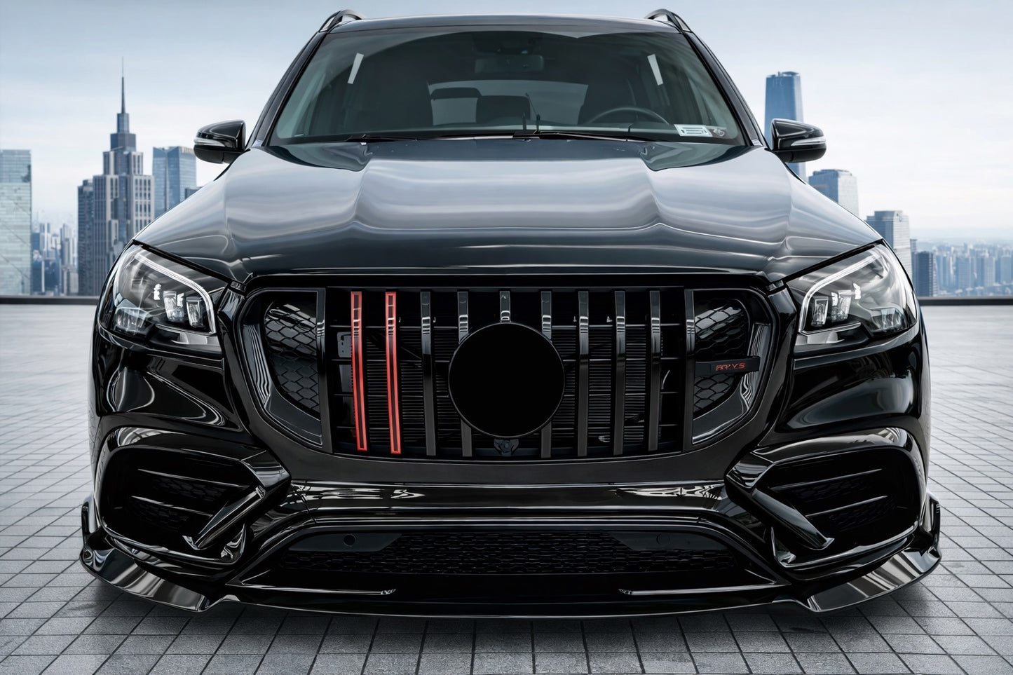 Front Grille Rocket (2019-2023) for Mercedes GLS X167 2019- - image 1
