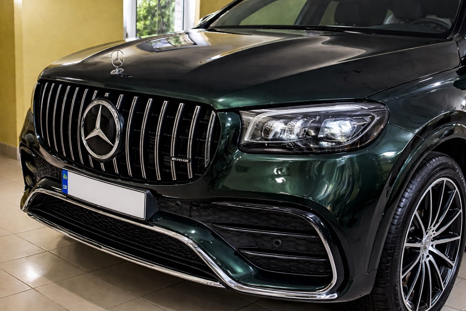 Front Grille 2023+ (GT Panamericana) for Mercedes GLS X167 2019- - image 1