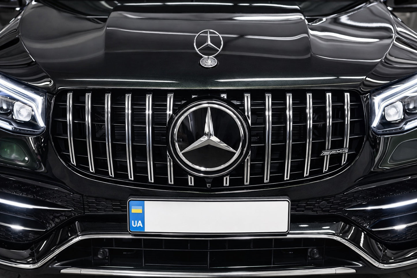 Front Grille 2023+ (GT Panamericana) for Mercedes GLS X167 2019- - image 3