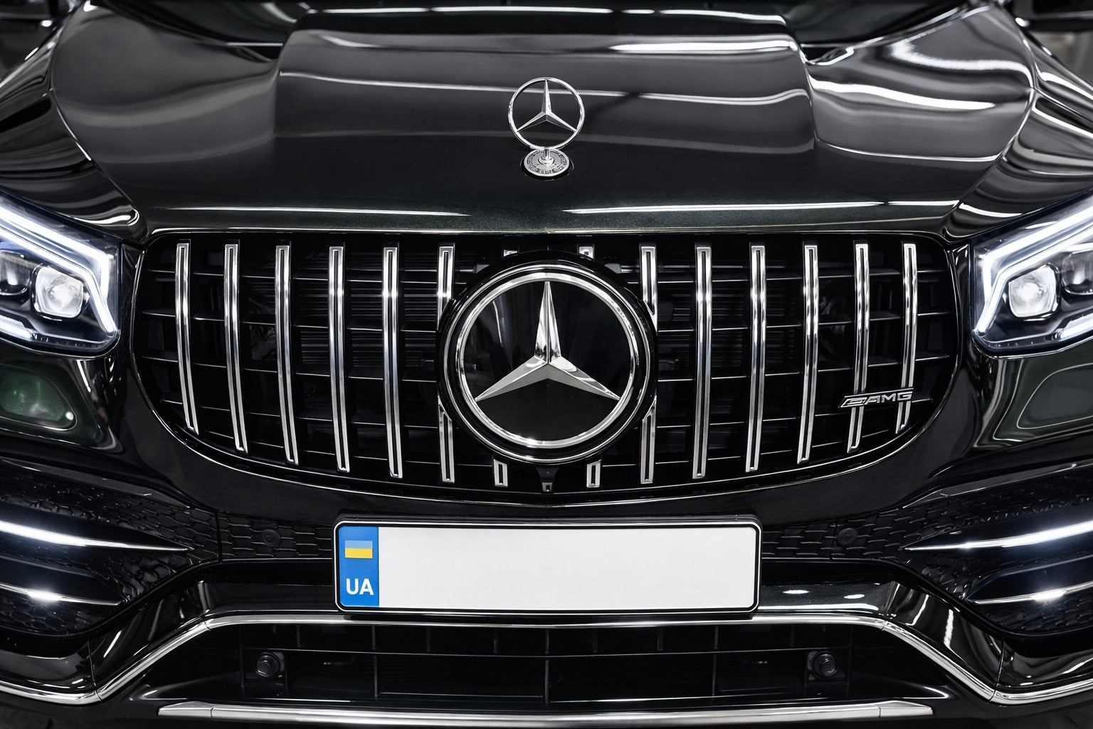 Front Grille 2023+ (GT Panamericana) for Mercedes GLS X167 2019- - image 3